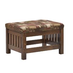 Liberty Mission Chair with Ottoman image 1 image 2